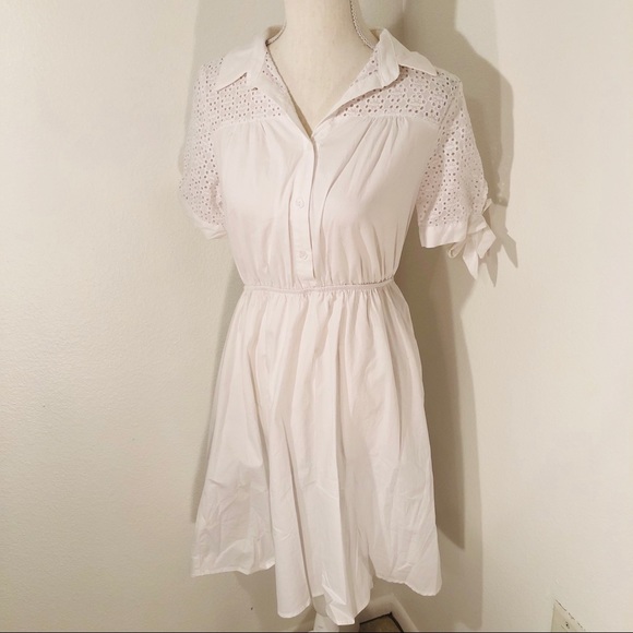 Monteau Dresses & Skirts - ~SOLD🎉White Button Down Church Dress!~